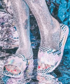 Irregular Choice Flats Slide Away Light Up Sandals