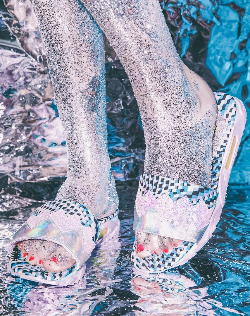 Deals 🥰 Irregular Choice Flats Slide Away Light Up 🩴 Sandals 🤩 1 Irregular Choice Flats Slide Away Light Up Sandals