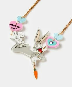 Irregular Choice Carrots And Laughs Necklace Jewelry