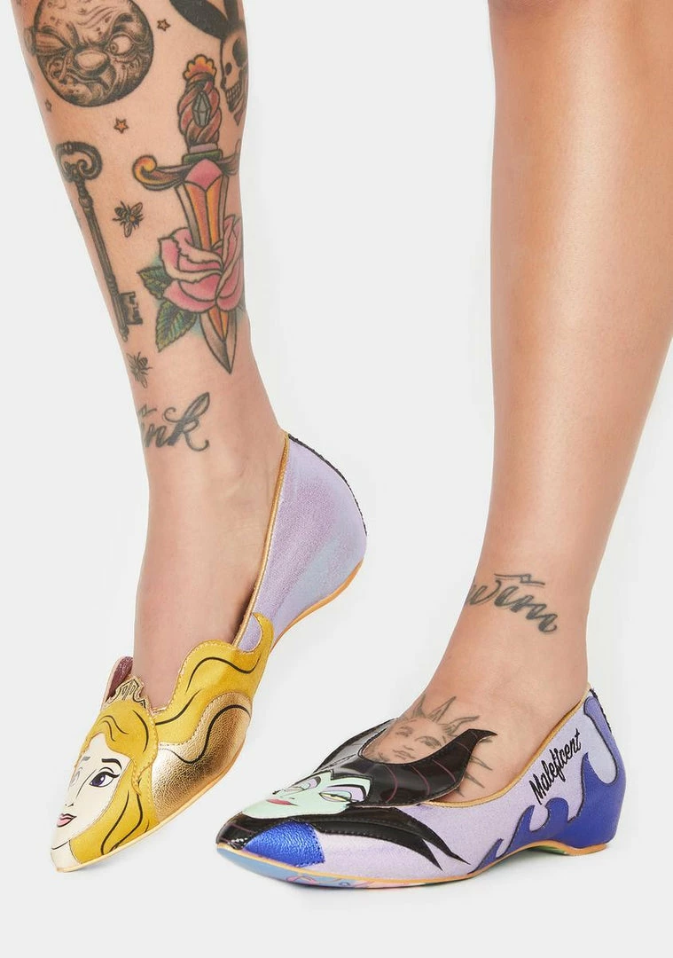 Buy ⭐ Irregular Choice Dark VS Light Flats ✔️ 2 Irregular Choice Dark VS Light Flats