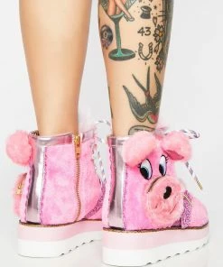 Deals 😍 Irregular Choice Miss Big Bear Platform 🥾 Boots 🥾 Boots & Booties 😉 7 Irregular Choice Miss Big Bear Platform Boots Boots & Booties