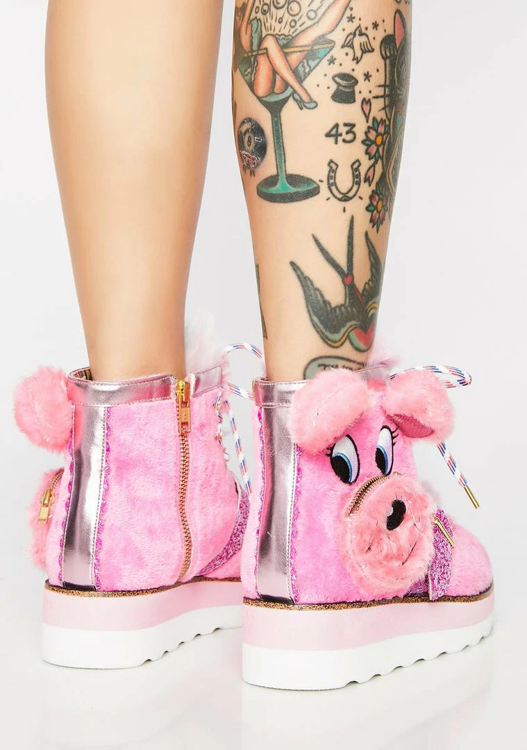 Deals 😍 Irregular Choice Miss Big Bear Platform 🥾 Boots 🥾 Boots & Booties 😉 4 Irregular Choice Miss Big Bear Platform Boots Boots & Booties