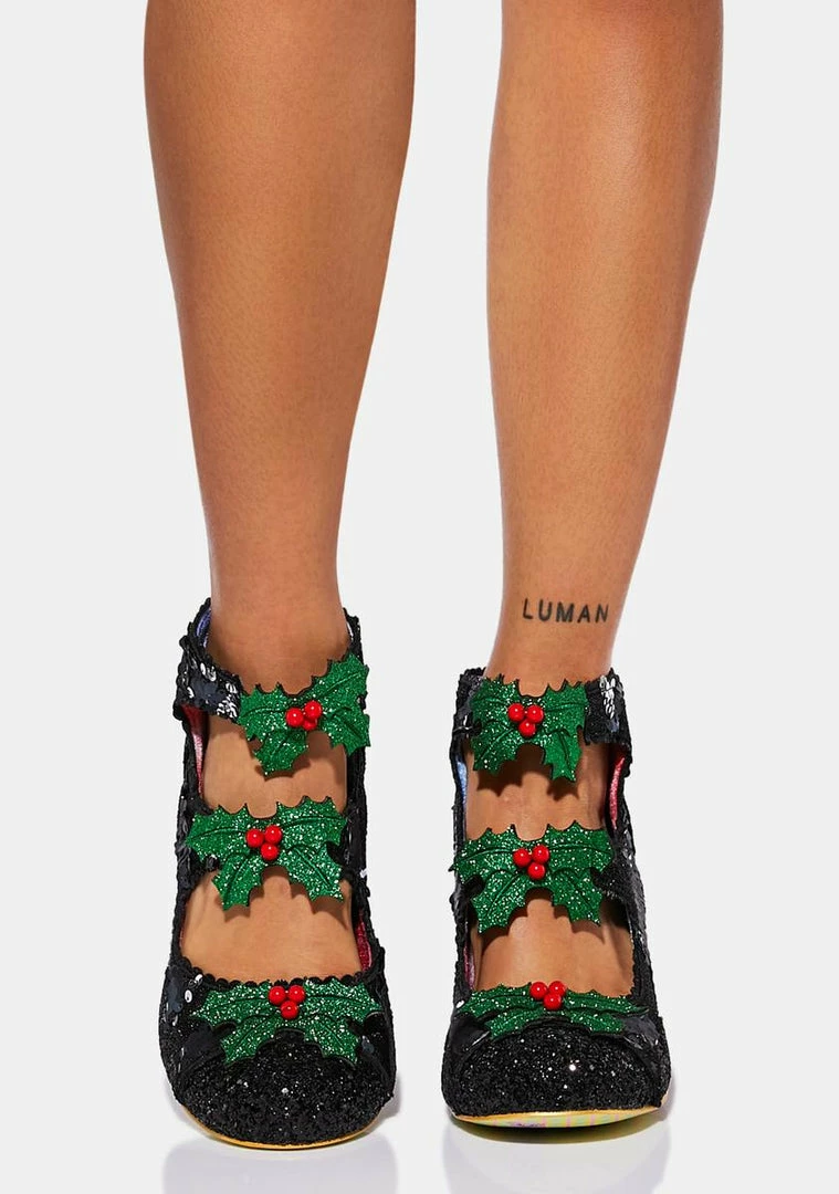 Outlet π Irregular Choice Holly Jolly Sparkly π Heels π 3 Irregular Choice Holly Jolly Sparkly Heels