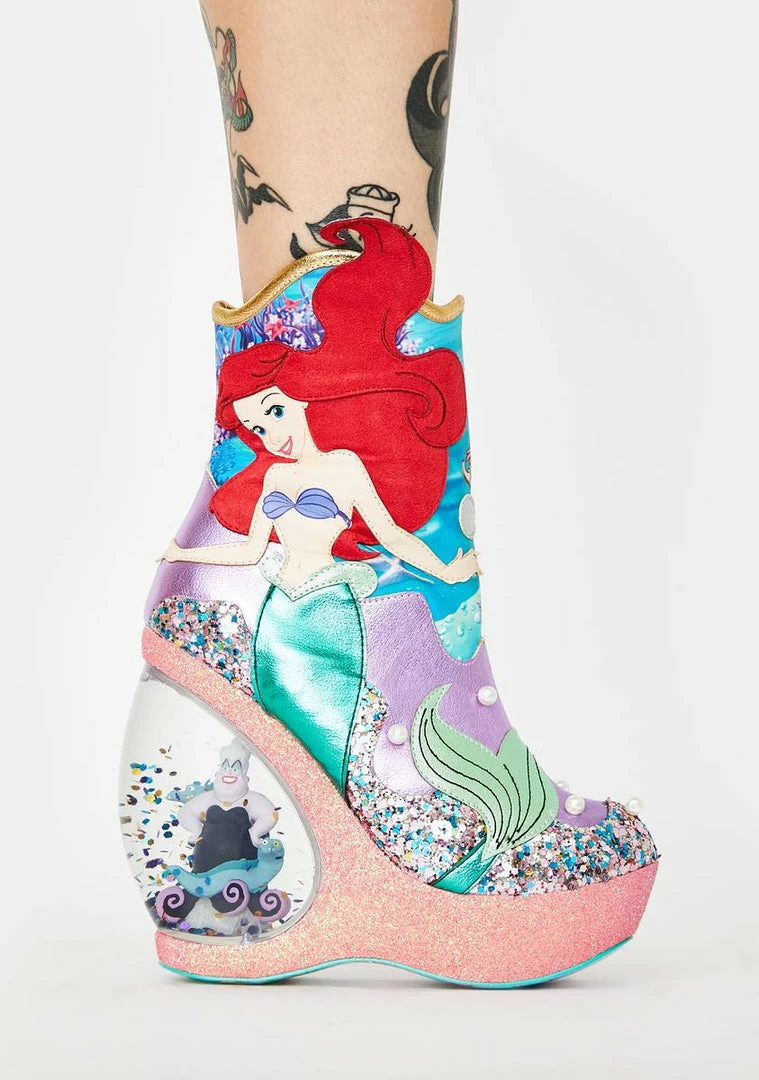 Promo ๐ Irregular Choice Platforms Just Me N' The Sea Platform ๐ฅพ Boots ๐ 2 Irregular Choice Platforms Just Me N' The Sea Platform Boots