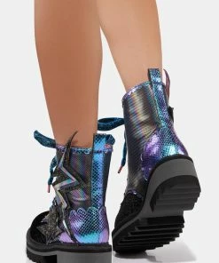 Irregular Choice Skygazer Lace Up Boots