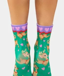 Deals π Irregular Choice Rad Reindeer 𧦠Socks Ankle 𧦠Socks π 5 Irregular Choice Rad Reindeer Socks Ankle Socks
