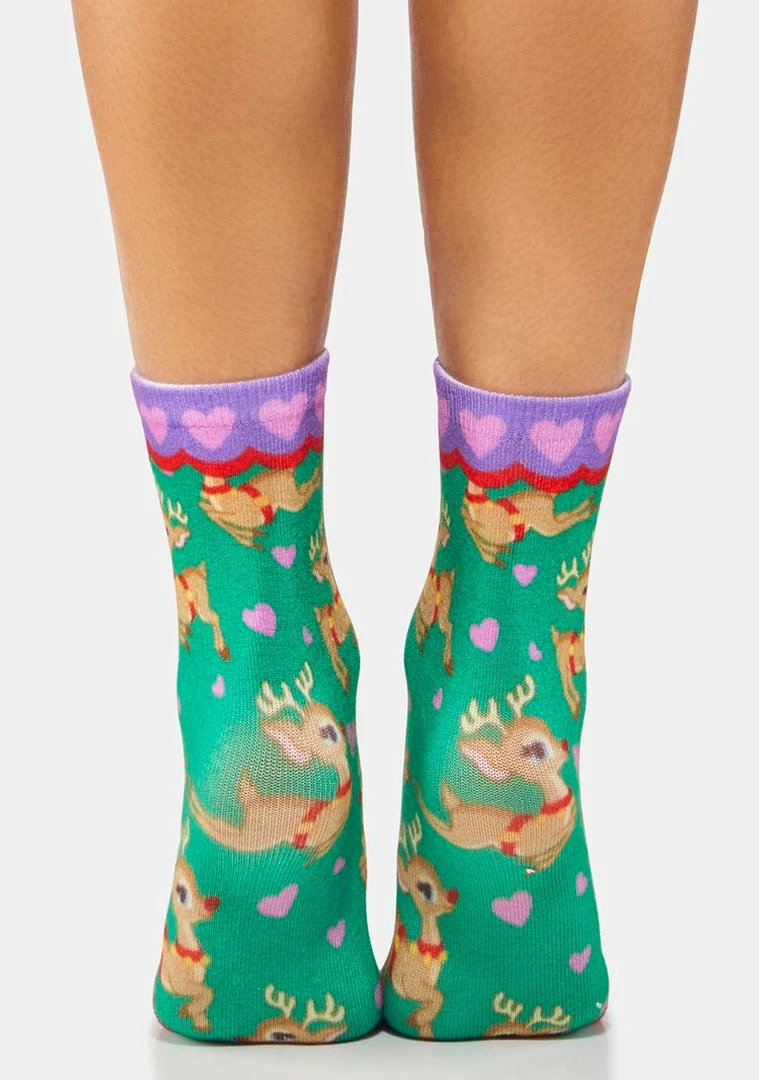 Deals π Irregular Choice Rad Reindeer 𧦠Socks Ankle 𧦠Socks π 3 Irregular Choice Rad Reindeer Socks Ankle Socks