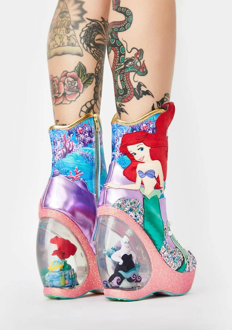Promo ๐ Irregular Choice Platforms Just Me N' The Sea Platform ๐ฅพ Boots ๐ 4 Irregular Choice Platforms Just Me N' The Sea Platform Boots
