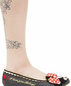 Irregular Choice Why Hello! Mickey & Minnie Flats