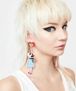 Irregular Choice Dog Person Earrings