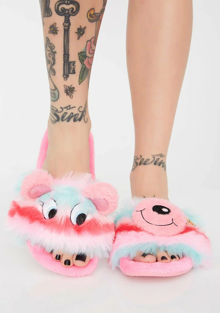 Discount ⭐ Irregular Choice Miss Baby Bear Slides 🌟 3 Irregular Choice Miss Baby Bear Slides