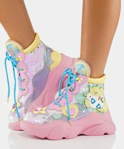 Irregular Choice Platforms Sparkly Fun Platform Boots