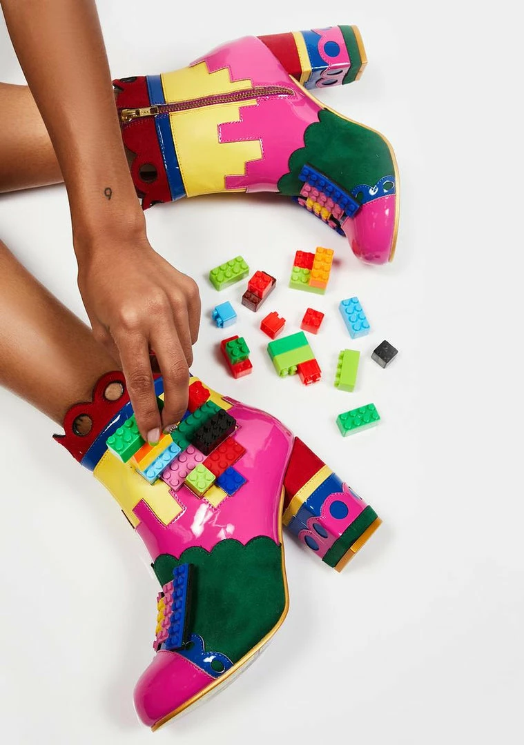 Cheap π Irregular Choice Building Love Ankle π₯Ύ Boots π 1 Irregular Choice Building Love Ankle Boots