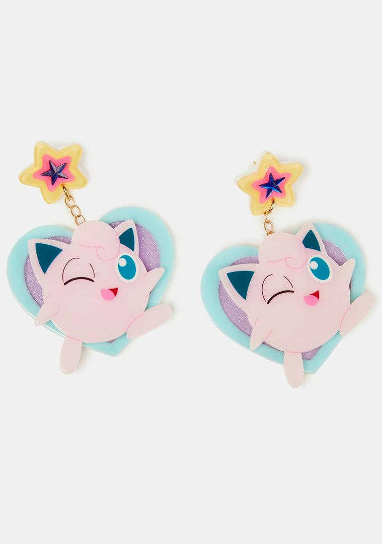 New π€© Irregular Choice Charming Jigglypuff Drop Earrings Jewelry π 2 Irregular Choice Charming Jigglypuff Drop Earrings Jewelry