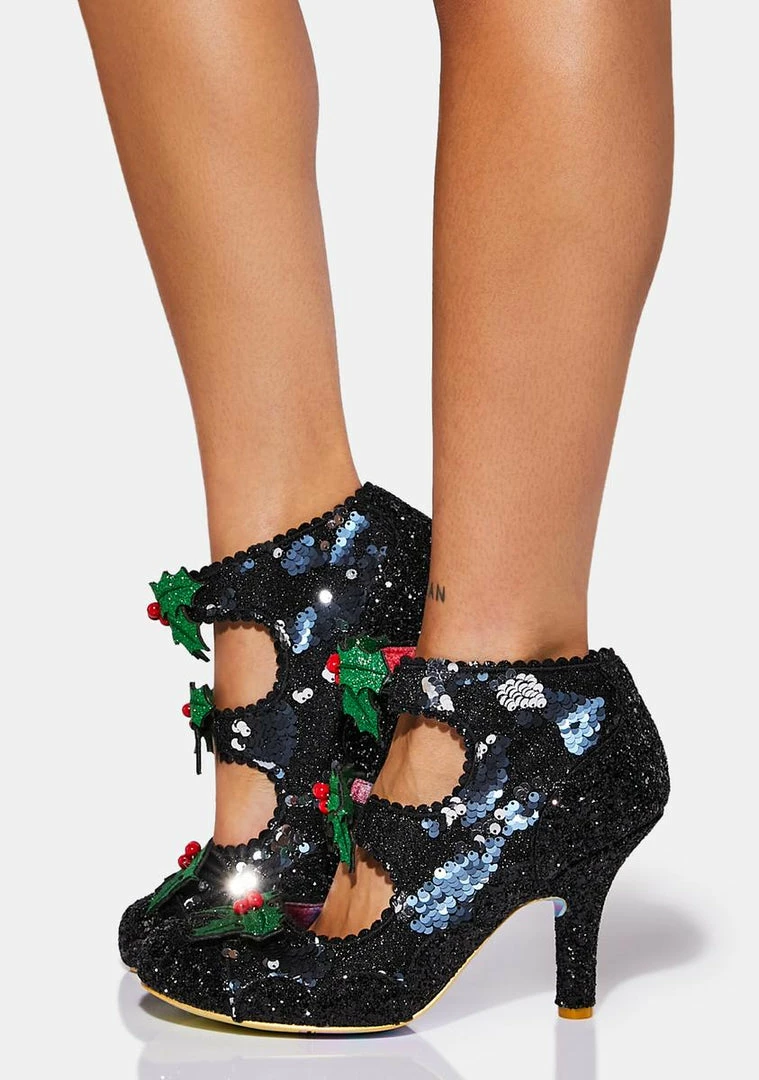 Outlet π Irregular Choice Holly Jolly Sparkly π Heels π 2 Irregular Choice Holly Jolly Sparkly Heels