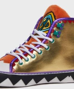 Irregular Choice Zoinks Hi Top Sneakers