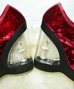 Cheapest π Irregular Choice Glissade Ballerina Wedges In Burgundy β 7 Irregular Choice Glissade Ballerina Wedges In Burgundy