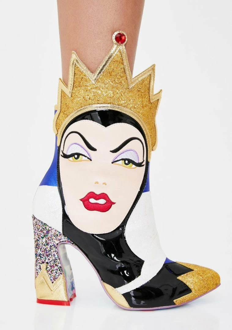 Outlet 😉 Irregular Choice Still The Fairest Heeled 🥾 Boots 👏 2 Irregular Choice Still The Fairest Heeled Boots