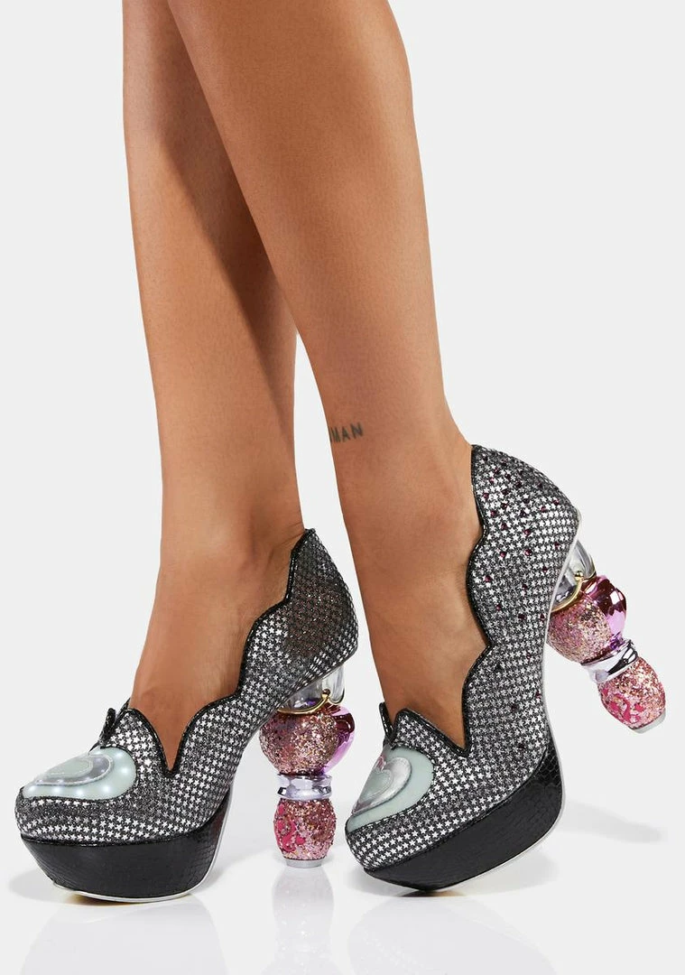 Best Pirce β¨ Irregular Choice Black Charming Heart π Heels β 1 Irregular Choice Black Charming Heart Heels