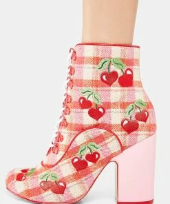 Irregular Choice Fruity Picnic Ankle Booties