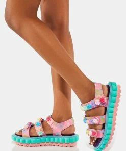 Irregular Choice Memento Platform Sandals