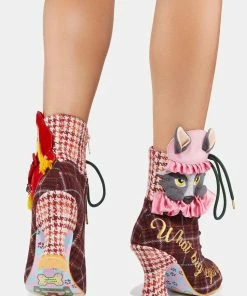 Best deal π Irregular Choice Little Red Lace Up π₯Ύ Boots β 7 Irregular Choice Little Red Lace Up Boots
