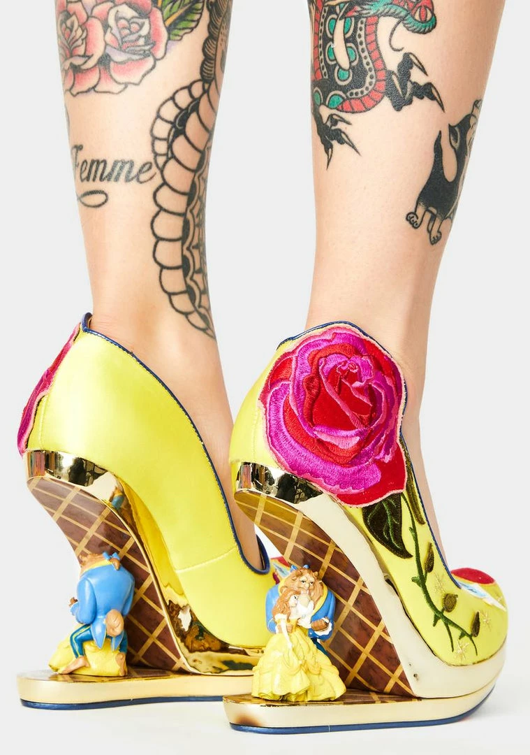 Deals βοΈ Irregular Choice Bold As A Rose Wedge Heel Wedges π₯° 4 Irregular Choice Bold As A Rose Wedge Heel Wedges