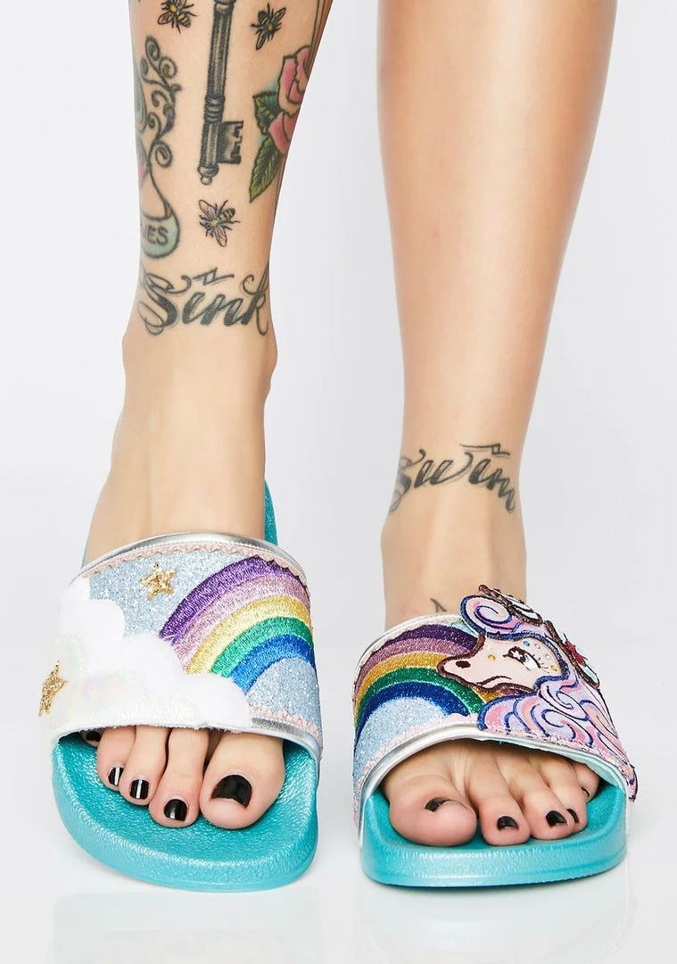 Promo π Irregular Choice π©΄ Sandals Lazy Daisy Slides π 3 Irregular Choice Sandals Lazy Daisy Slides
