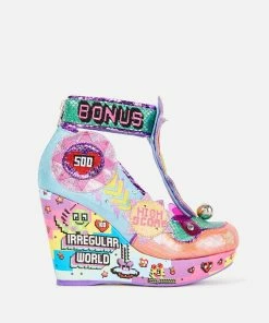 Irregular Choice High Score Wedge Heels