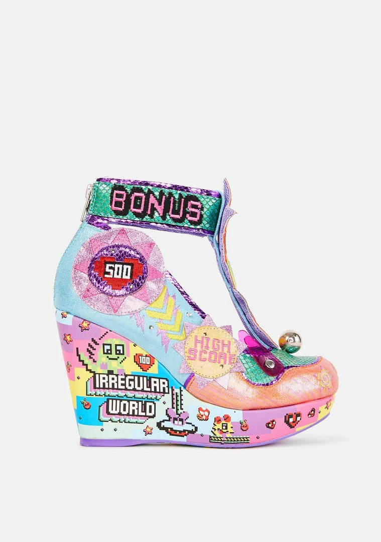 Outlet π Irregular Choice High Score Wedge π Heels βοΈ 2 Irregular Choice High Score Wedge Heels