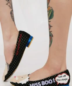 Coupon 🥰 Irregular Choice Boo! Hiss! Flats 🤩 8 Irregular Choice Boo! Hiss! Flats